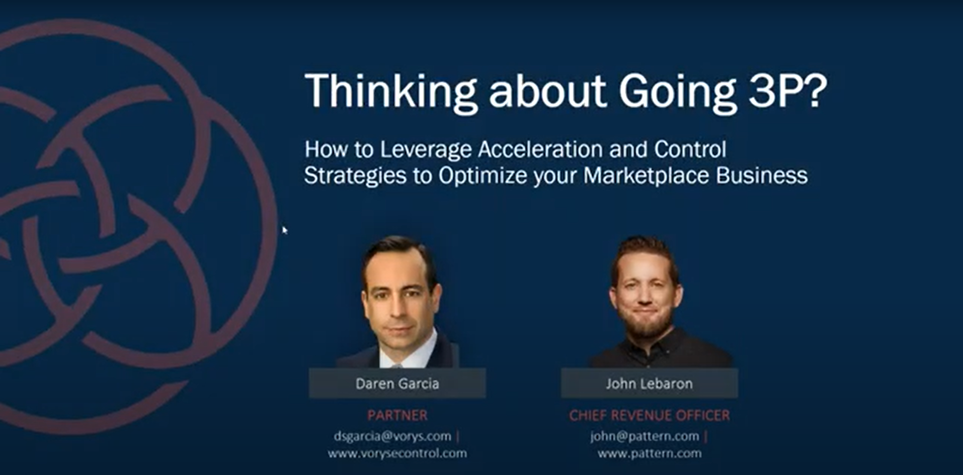 Thinking about going 3P Webinar Photo