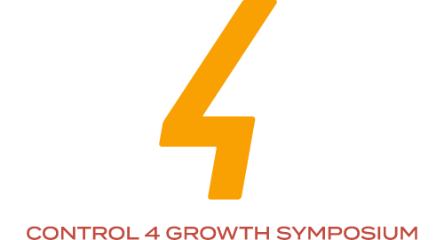 C4G Symposium logo inverse